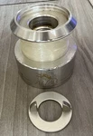 Vintage Fin-nor Ahab 12 Conquer The Sea Aluminum Spare Spool & Top Wing Nut Usa. Fixed Price $29.95.