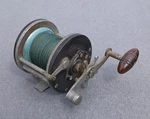 Vintage Antique Rare Early Penn 300 Yd. Long Beach Reel, With Waffle Clicker. Fixed Price $199.95.