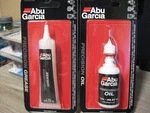 2 Packs Abu Garcia Fishing Lubrication One Each Grease & Oil For All Reels. Fixed Price $23.00.