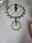 Black And Gray Camoflauge Fishing Holder, Holds Upto 15 Poles. Fixed Price $33.00.