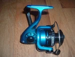 Zebco Slingshot Size SLSP20-GWH1 Spinning Reel Blue. Fixed Price $7.99.