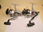 2 Vintage Ryobi SX4N The Silver Cloud Large Metal Spinning Reel Japan. Fixed Price $23.99.