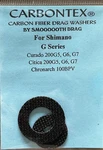 Shimano Carbontex Curado 200G5, 200G6 & G7 Drag Washers. Fixed Price $11.75.