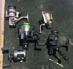Misc Brand Name Open Face Fishing Reels Total Of 5 All Work Good. Fixed Price $60.00.