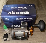 Okuma CW-453D Cold Water Linecounter Trolling Reel. Fixed Price $100.00.