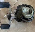 Gander Moutain GMPC100 Classic Baitcasting Reel 6.2:1, 12O Yd. Lb #d. Fixed Price $95.00.
