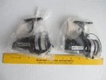 Pair Vintage Swift 660/F Fishing Spinning Black Open Face Light Reels C83. Fixed Price $15.00.