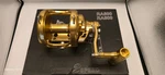 Gomexus RA600II 2-SPEED Gold Lever Drag Baitcast Reel For Saltwater Fishing. Fixed Price $350.00.