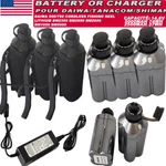 4X5000MAH Daiwa Tanacom 750 1000 Electric Reel Battery BM2300 BM2900 Charger. Fixed Price $169.00.