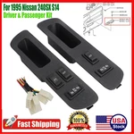 For 1995 Nissan 240SX S14 Window Switch Bezel Driver & Passenger Assembly Kit Us. Fixed Price $84.99.