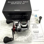 Shimano 21 Scorpion Md 300XGLH Right Baitcasting Reel With Box Japan "near Mint". Fixed Price $169.90.