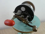 Vintage J.c. Higgins Model No. 3137 Black Bait Casting Fishing Reel Red Knob Old. Fixed Price $29.99.