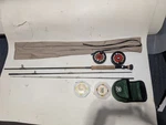 Sage Fly Fishing Kit Pole & Reel Lines Gpl 1290 Wt. Fixed Price $750.00.
