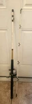 Rare Vtg Shakespeare Mr. Fat Cat Spin Casting Fishing Reel + Original Rod Vhtf. Fixed Price $29.99.