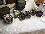 New Double Large Arbor Fly Reel- Bean Free Backing .. Fixed Price $159.00.
