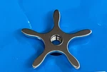 1116121 - Abu Garcia Ambassadeur Or 7000I Silver Aluminum Star Wheel. Fixed Price $10.99.