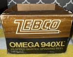 Zebco Omega 940XL Hi-speed Skirted Spinning Reel Vintage Freshwater. Fixed Price $69.00.