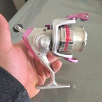 Shakespeare Fish LADYF30 Spinning Reel Silver Pink 5.3:1 Gear Ratio. Fixed Price $10.50.