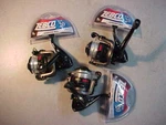 3 Three New Zebco Zse Spinning Fishing Reels All Size 20 For Rod With Line Ice. Fixed Price $34.95.