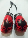 Albania Mini Boxing Gloves With The Eagle. Fixed Price $10.00.