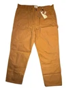 Ticomela Mens Pants Fire Resistant Carpenter Fr 100% Cotton Duck Brown Sz 40/32. Fixed Price $29.97.