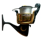 Matzuo MTZ4040 Spinning Reel Gold Black Pre-spooled Line Medium Freshwater. Fixed Price $19.95.