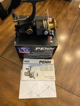 Penn Spinfisher 4500SS Graphite Spinning Reel Black Gold 4.6:1 230YD/15LB. Fixed Price $175.00.
