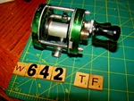 W0642 Tf Abu Garcia Ambassadeur 5000D Bumble Bee Power Handle Fishing Reel. Fixed Price $79.95.