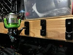 Fishing Wall Mount For 2.5L To 7K Series Spinning Reels Pack. Fixed Price $11.99.