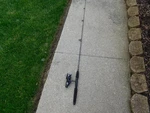 Kunnan G-8129 Spinning Rod 6 1/2' Piece With Mitchell Reel #2250. Fixed Price $50.00.