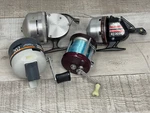 Lot 4 Vtg Fishing Reels Shakespeare 1797 Zebco 202 South Bend 25 Silstar EC3030. Fixed Price $24.99.