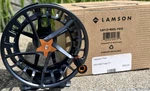 Lamson Litespeed Reel Fuego 5+ Fly Black Orange Aluminum With Case. Fixed Price $489.00.