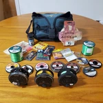 Fly Fishing Gear Lot Includes 3 Okuma Sierra S5/6 Reels & Flambeau Tackle Bag +. Fixed Price $74.99.