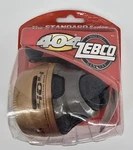 New Zebco Fishing Reel 404 Gold Gray Tangle Durable Heavy Duty 2008 Nos. Fixed Price $14.85.