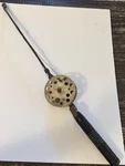 Stubby Antique Ice Fishing Reel With Handle All Freshwater Species. Fixed Price $89.00.