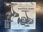 Garcia Kingfisher Spinning Reels Use&maint. Manual: GK-8, 10, 12, 22, 24, 26. Fixed Price $8.09.