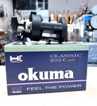 Okuma Classic 200C Trolling Reel 5.1:1 Graphite Frame. Fixed Price $65.00.