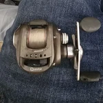 Quantum Burner Baitcast Fishing Reel Black 7.0:1 High Speed Gear Ratio. Fixed Price $25.00.