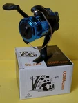 Cobra Queen CX-200 Lightweight Spincast Fishing Reel Blue. Fixed Price $12.95.