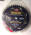 Irwin 8-1/4" X 40 Carbide Tooth Circular Saw Blade Weldtec Italy 1934344. Fixed Price $14.00.