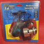 Bass Outdoor America Medium 400 Spinning Reel New Package Fishing. Fixed Price $22.00.