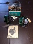 2 Vintage Johnson Sabra Model 130B Casting Reel Made Usa. Fixed Price $45.00.
