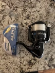 Shakespeare Alpha Spinning Fishing Reel A150WM W/ Line. Fixed Price $29.99.