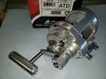 Accurate ATD-50T Platinum Twin Drag Reel Right Hand. Fixed Price $1479.00.