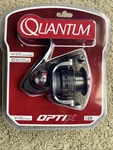 Quantum Optix Fishing Reel - 5.2:1 Gear Ratio 140 Yds/ 6LBS 3+1 Bearings Sz 20. Fixed Price $50.99.