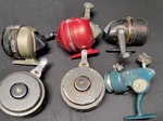 Mixed Lot Of 6 Fishing Reels Alcedo Micron, Daiwa AG80, Zebco 202. Fixed Price $85.00.
