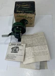 Vintage Early Johnson Century Model No 100A Spin Cast Reel Box Left Handed. Fixed Price $39.99.