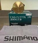 Shimano Calcutta 200GTB Baitcasting Reel. Fixed Price $220.00.
