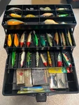 Vintage Balsa Lure 50 & Shimano Black Magnum Reel Left Hand Used. Fixed Price $2013.60.