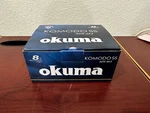 Okuma Komodo Ss Low Profile Baitcast Reel With Extended Power Handle KDS-463. Fixed Price $270.00.
